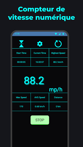 Compteur de vitesse GPS