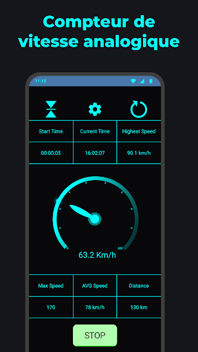 Compteur de vitesse GPS