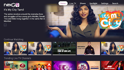 nexGTv for AndroidTV পিসি
