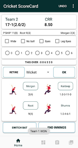 Cricket Scorecard PC