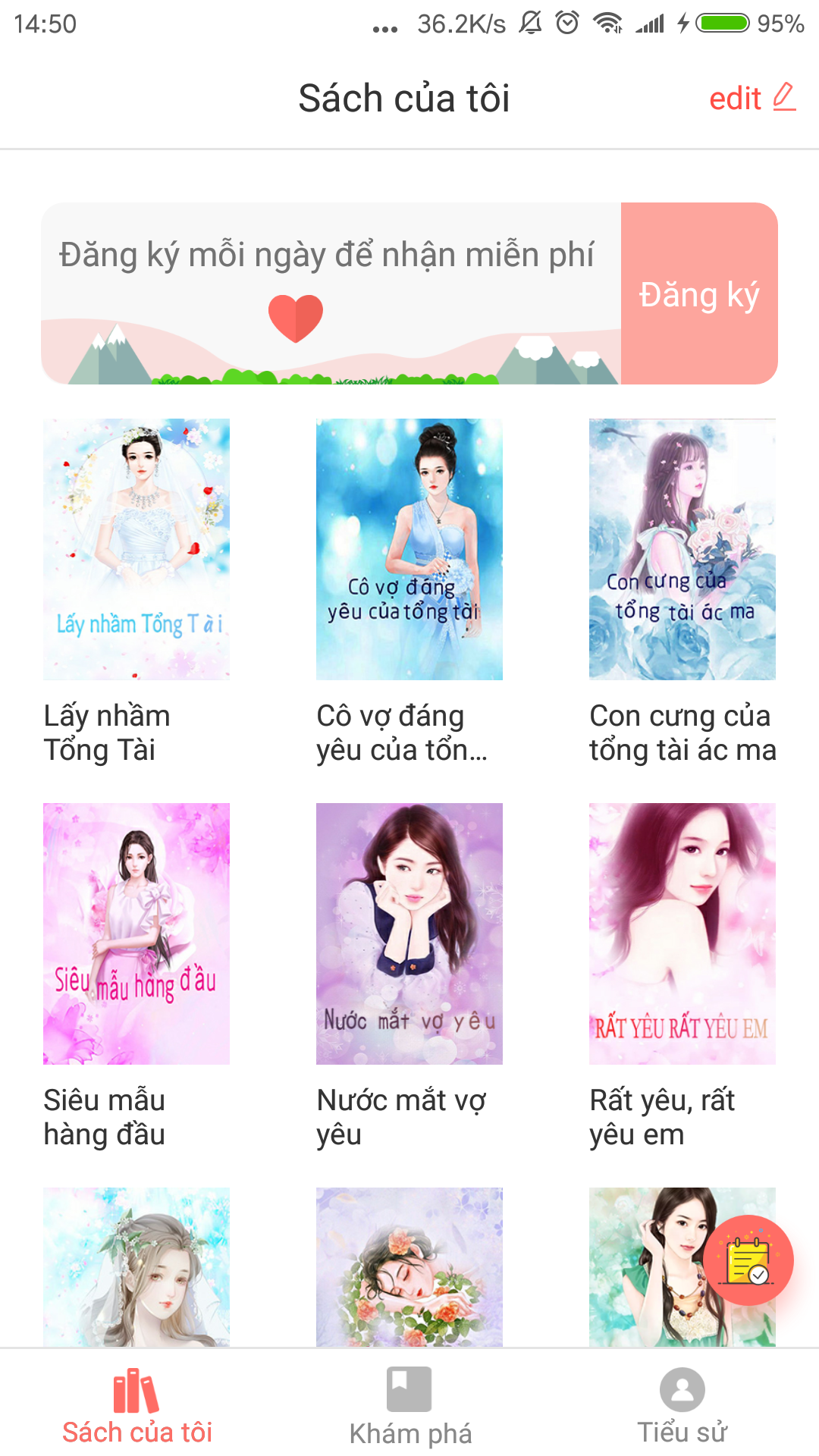 iNovel - Tiểu thuyết lãng mạn PC