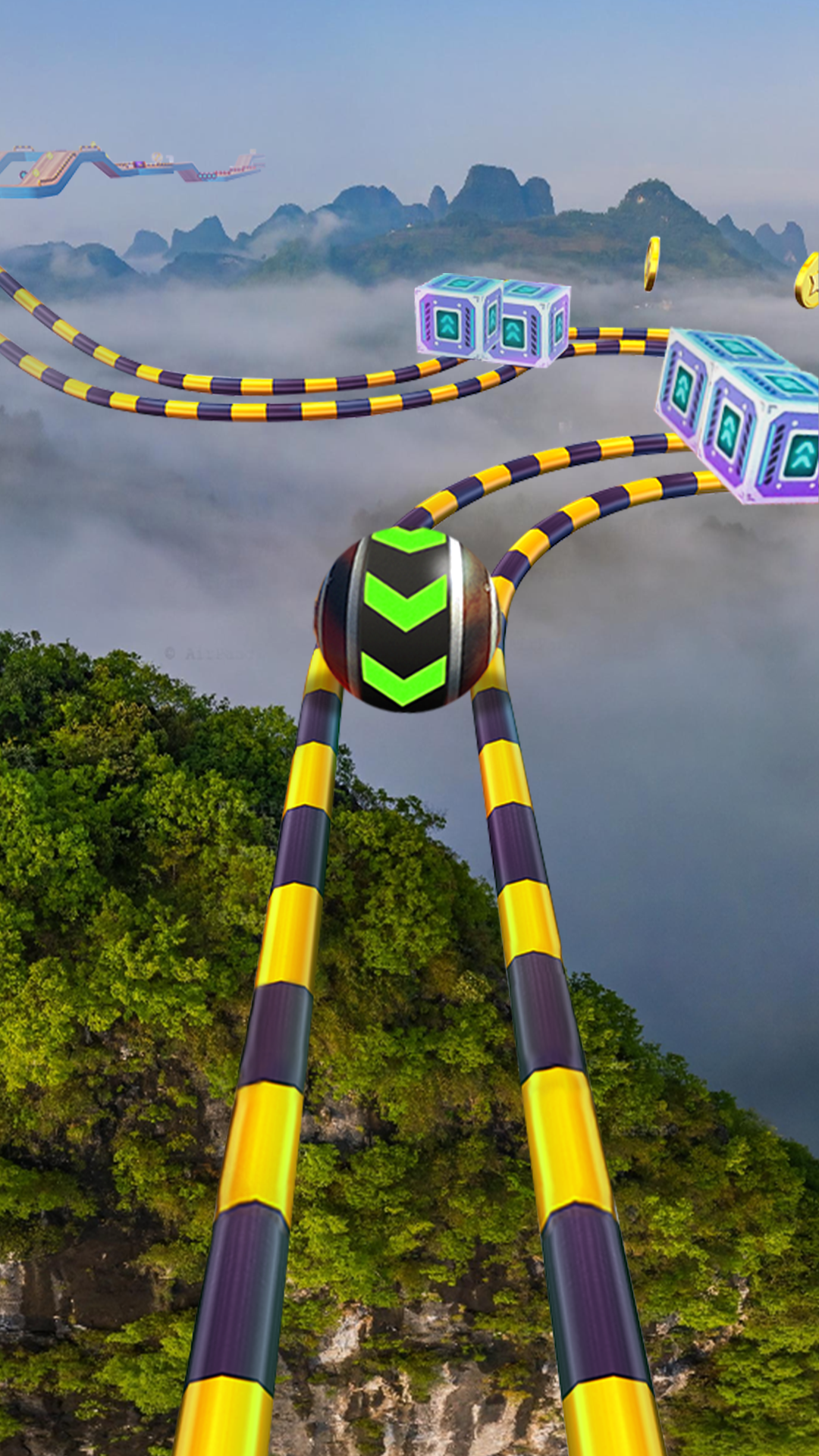 Sky Rolling Ball 3D الحاسوب