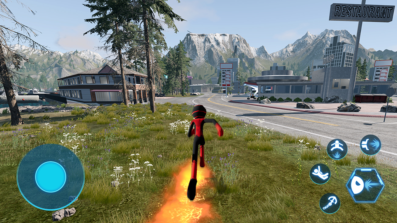 Spider Stickman Rope Hero PC