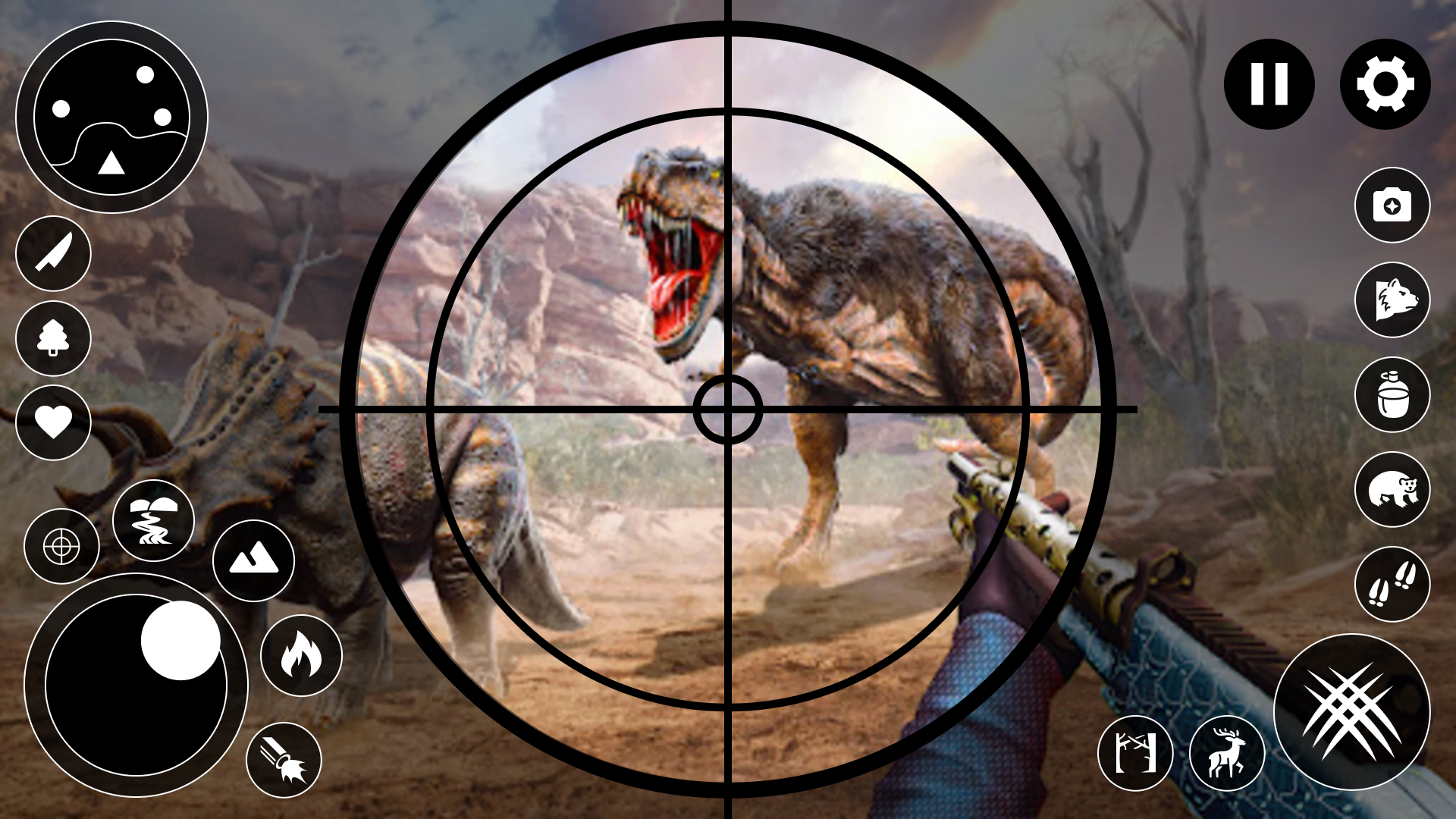 Download Real Dinosaur Hunting Gun Game on PC with MEmu