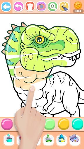 Dinosaur Coloring Book Glitter电脑版