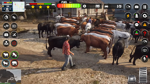 Farm Animal Transport Cow Game