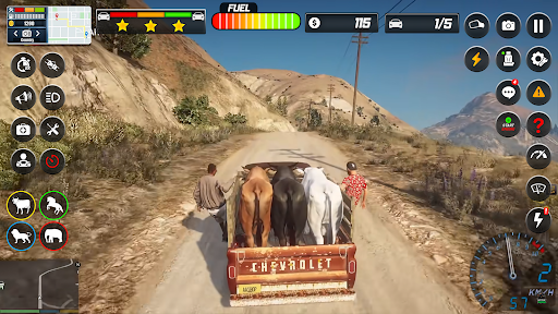 Farm Animal Transport Cow Game