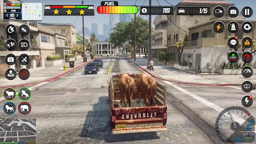 Farm Animal Transport Cow Game