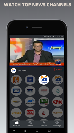 Goonj TV: News, Live & Drama پی سی
