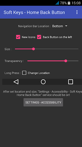 Soft Keys - Home Back Button پی سی