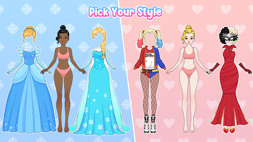 Paper Doll Makeover & Dress Up