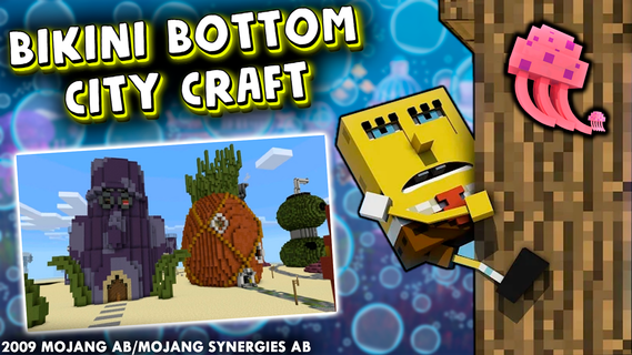 bikini bottom spongebob map