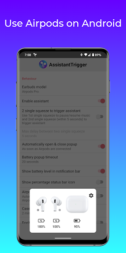 Assistant Trigger: for AirPods پی سی