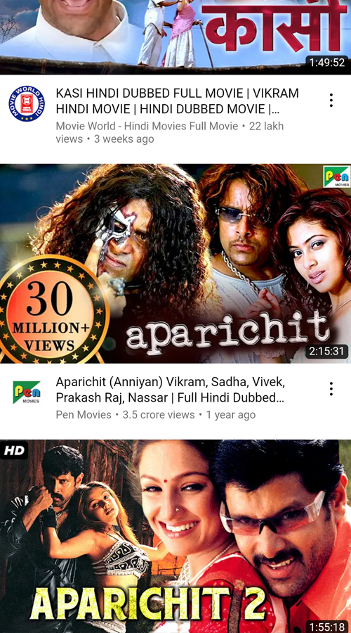 DotMovies, South Movies Hindi PC