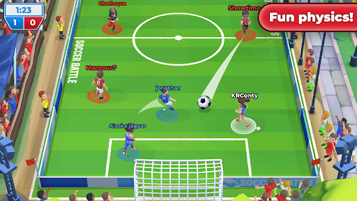 Voetbalwedstrijd Soccer Battle