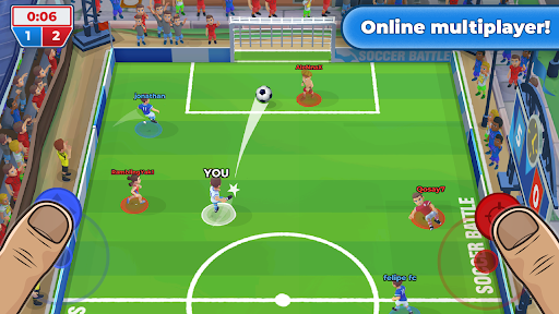 Voetbalwedstrijd Soccer Battle