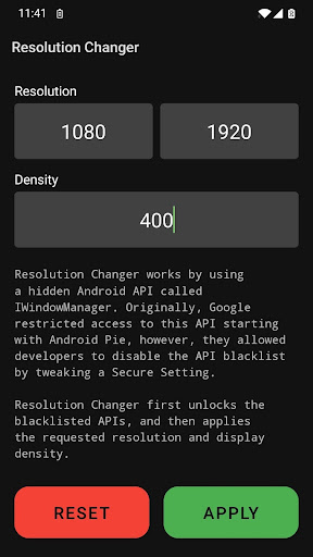 Resolution Changer — Uses ADB پی سی