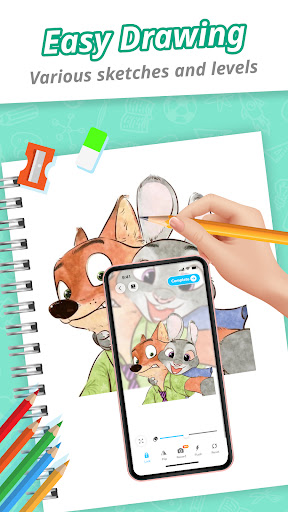 Draw Cartoon - AR Sketch App