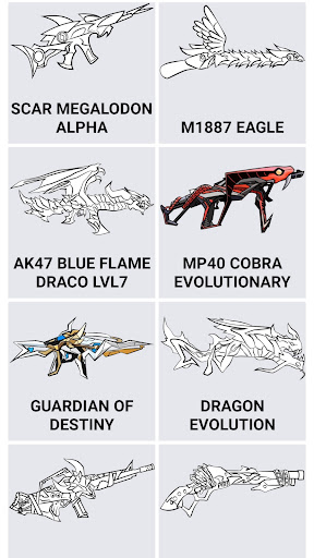 Cách vẽ vũ khí Free Fire PC
