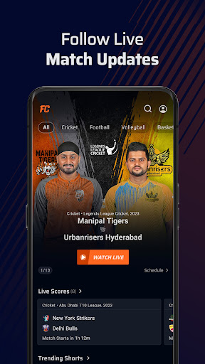 FanCode-Live Cricket, Formula1 الحاسوب