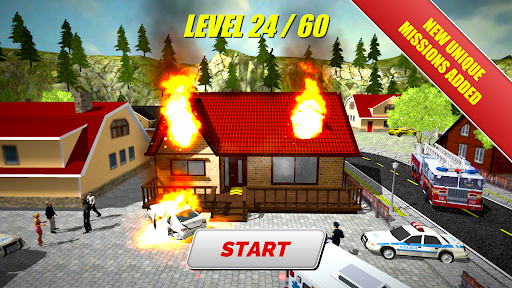 komputer Emergency Firefighters 3D
