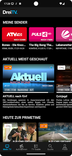 Drei TV: Live-TV Österreich PC