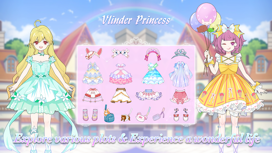 Vlinder Princess：公主換裝養成 - 我的粉彩小公主換裝派對游戲
