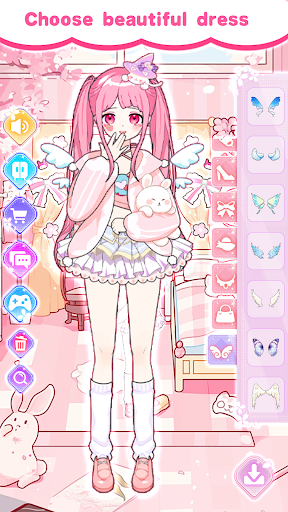 Vlinder Princess: 캐릭터 만들기 패션 꾸미기 재미있는 게임 PC