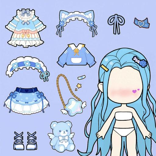 Vlinder Doll: sweet dress up