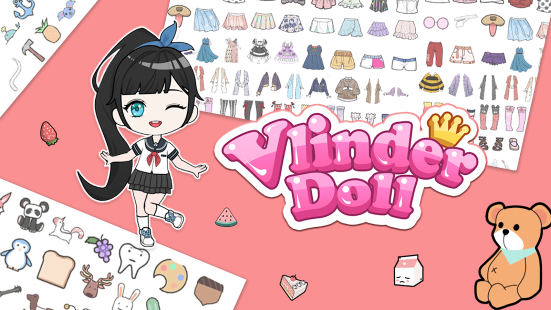 Vlinder Doll: Dress up games PC