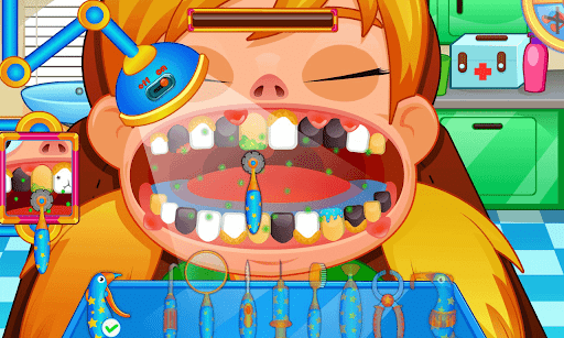 komputer Fun Mouth Doctor, Dentist Game