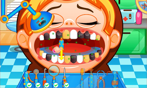 komputer Fun Mouth Doctor, Dentist Game