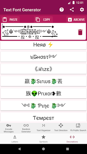 Text Font Generator پی سی