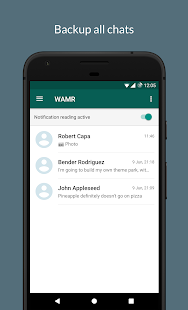 WAMR - Recover deleted messages & status download PC