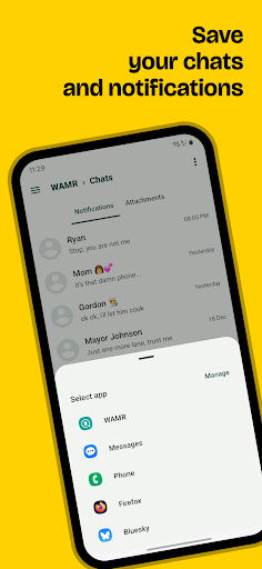 WAMR - Recover deleted messages & status download