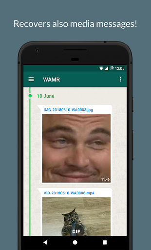 WAMR - Recover deleted messages & status download PC