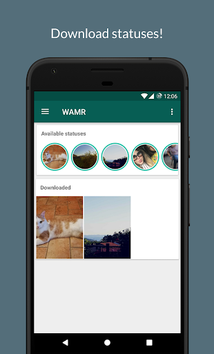 WAMR - Recover deleted messages & status download