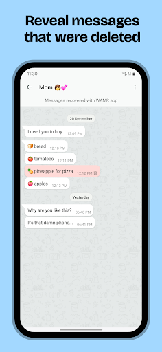 WAMR: Reveal deleted messages! پی سی