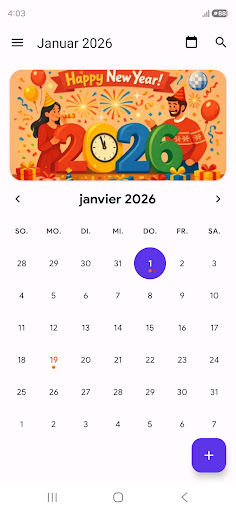Kalender 2026 : Smarter Planer PC