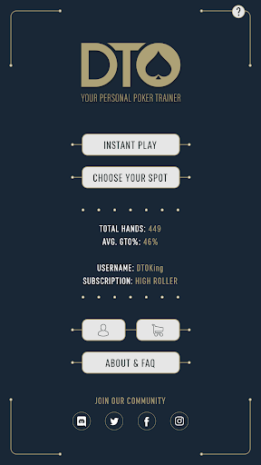 DTO MTT - GTO Poker Trainer