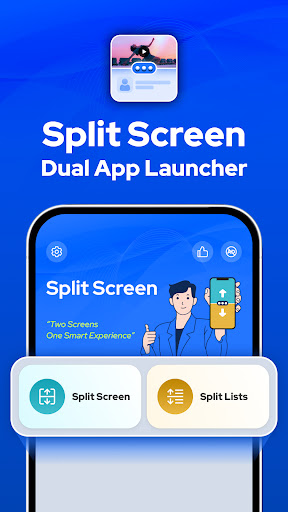 Split Screen Dual App Launcher پی سی