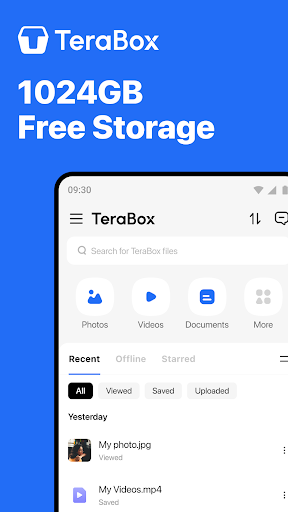 Terabox: облачное хранилище