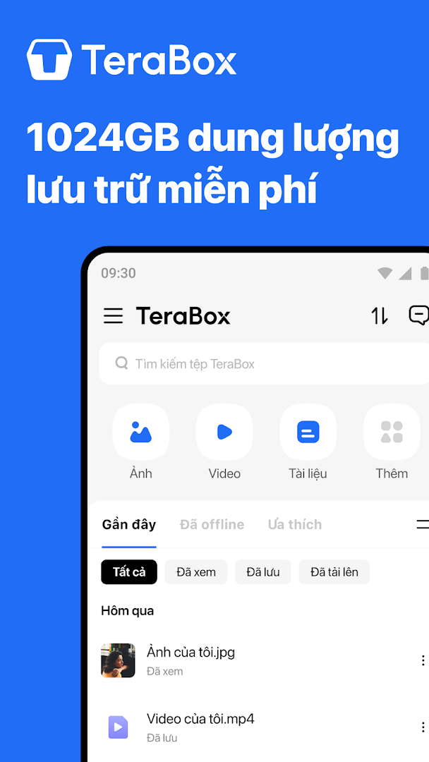 TeraBox: Lưu trữ đám mây PC