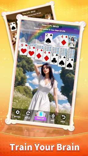 Solitaire 미녀 카드 체인 PC