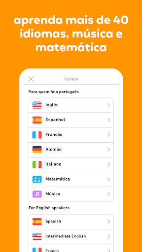 Duolingo: Inglês e Espanhol