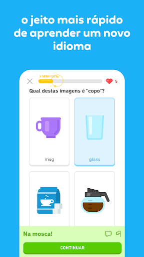 Duolingo: Inglês e Espanhol