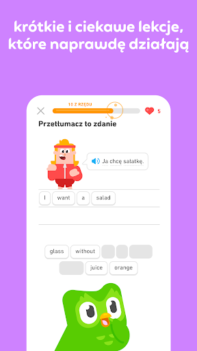 Angielski za darmo z Duolingo PC