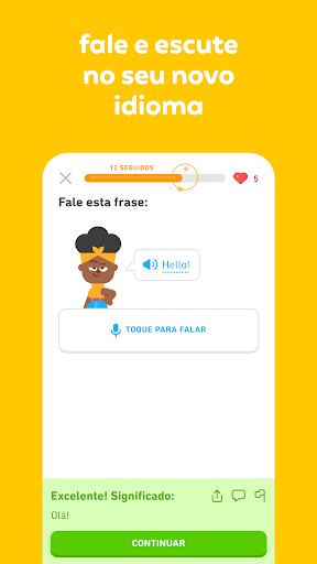 Duolingo: Inglês e Espanhol