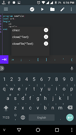 Pascal N-IDE - Editor Compiler ПК