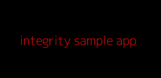 Integrity Sample App PC